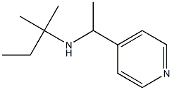 (2-methylbutan-2-yl)[1-(pyridin-4-yl)ethyl]amine Struktur