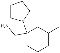 (3-methyl-1-pyrrolidin-1-ylcyclohexyl)methylamine Struktur