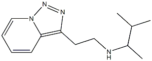 (3-methylbutan-2-yl)(2-{[1,2,4]triazolo[3,4-a]pyridin-3-yl}ethyl)amine Struktur