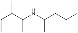 (3-methylpentan-2-yl)(pentan-2-yl)amine Struktur