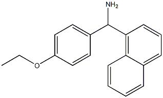 (4-ethoxyphenyl)(naphthalen-1-yl)methanamine Struktur