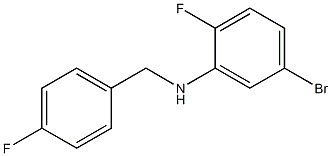 (5-bromo-2-fluorophenyl)(4-fluorophenyl)methylamine Structure