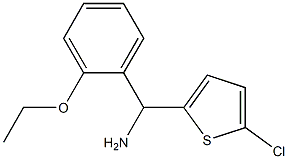 (5-chlorothiophen-2-yl)(2-ethoxyphenyl)methanamine Struktur