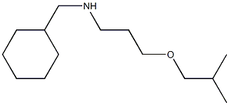 (cyclohexylmethyl)[3-(2-methylpropoxy)propyl]amine Struktur