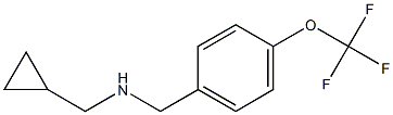 (cyclopropylmethyl)({[4-(trifluoromethoxy)phenyl]methyl})amine Struktur