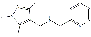 (pyridin-2-ylmethyl)[(1,3,5-trimethyl-1H-pyrazol-4-yl)methyl]amine Struktur