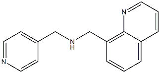 (pyridin-4-ylmethyl)(quinolin-8-ylmethyl)amine Struktur