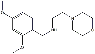 [(2,4-dimethoxyphenyl)methyl][2-(morpholin-4-yl)ethyl]amine Struktur