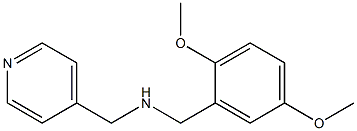 [(2,5-dimethoxyphenyl)methyl](pyridin-4-ylmethyl)amine Struktur