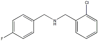 [(2-chlorophenyl)methyl][(4-fluorophenyl)methyl]amine Struktur