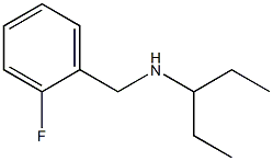 [(2-fluorophenyl)methyl](pentan-3-yl)amine Struktur