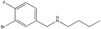 [(3-bromo-4-fluorophenyl)methyl](butyl)amine Struktur