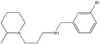 [(3-bromophenyl)methyl][3-(2-methylpiperidin-1-yl)propyl]amine Struktur