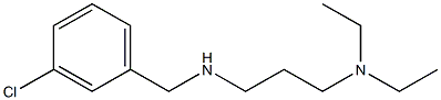 [(3-chlorophenyl)methyl][3-(diethylamino)propyl]amine Struktur