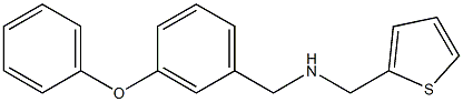 [(3-phenoxyphenyl)methyl](thiophen-2-ylmethyl)amine Struktur