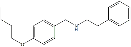 [(4-butoxyphenyl)methyl](2-phenylethyl)amine Struktur