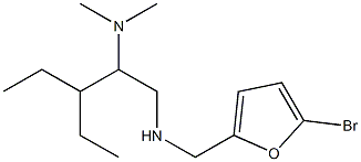 [(5-bromofuran-2-yl)methyl][2-(dimethylamino)-3-ethylpentyl]amine Struktur