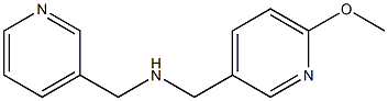 [(6-methoxypyridin-3-yl)methyl](pyridin-3-ylmethyl)amine Struktur