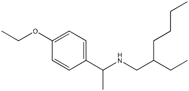 [1-(4-ethoxyphenyl)ethyl](2-ethylhexyl)amine Struktur