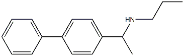 [1-(4-phenylphenyl)ethyl](propyl)amine Struktur