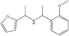 [1-(furan-2-yl)ethyl][1-(2-methoxyphenyl)ethyl]amine Struktur