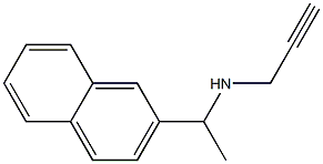 [1-(naphthalen-2-yl)ethyl](prop-2-yn-1-yl)amine Struktur