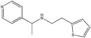 [1-(pyridin-4-yl)ethyl][2-(thiophen-2-yl)ethyl]amine Struktur