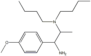 [1-amino-1-(4-methoxyphenyl)propan-2-yl]dibutylamine Struktur