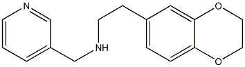 [2-(2,3-dihydro-1,4-benzodioxin-6-yl)ethyl](pyridin-3-ylmethyl)amine Struktur