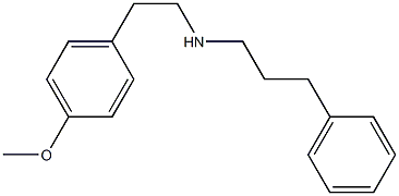 [2-(4-methoxyphenyl)ethyl](3-phenylpropyl)amine Struktur