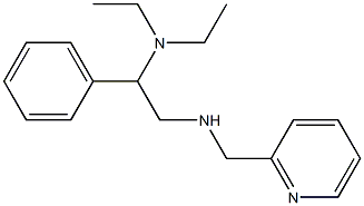 [2-(diethylamino)-2-phenylethyl](pyridin-2-ylmethyl)amine Struktur