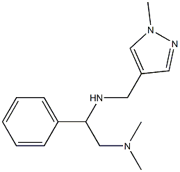 [2-(dimethylamino)-1-phenylethyl][(1-methyl-1H-pyrazol-4-yl)methyl]amine Struktur