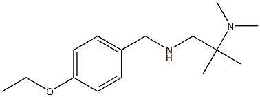 [2-(dimethylamino)-2-methylpropyl][(4-ethoxyphenyl)methyl]amine Struktur