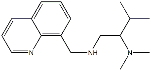 [2-(dimethylamino)-3-methylbutyl](quinolin-8-ylmethyl)amine Struktur