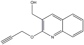 [2-(prop-2-yn-1-yloxy)quinolin-3-yl]methanol Struktur