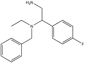 [2-amino-1-(4-fluorophenyl)ethyl](benzyl)ethylamine Struktur