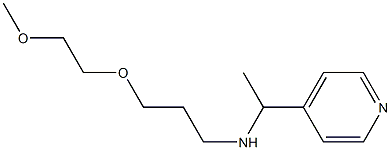 [3-(2-methoxyethoxy)propyl][1-(pyridin-4-yl)ethyl]amine Struktur