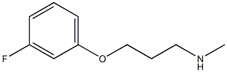 [3-(3-fluorophenoxy)propyl](methyl)amine Struktur