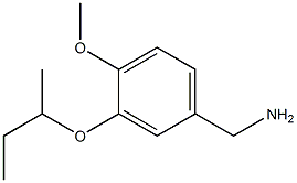 [3-(butan-2-yloxy)-4-methoxyphenyl]methanamine Struktur