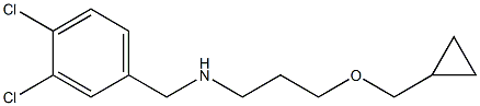 [3-(cyclopropylmethoxy)propyl][(3,4-dichlorophenyl)methyl]amine Struktur