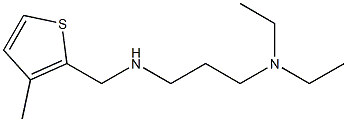 [3-(diethylamino)propyl][(3-methylthiophen-2-yl)methyl]amine Struktur