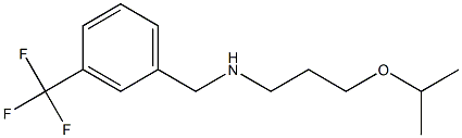 [3-(propan-2-yloxy)propyl]({[3-(trifluoromethyl)phenyl]methyl})amine Struktur