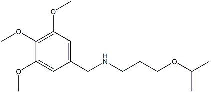 [3-(propan-2-yloxy)propyl][(3,4,5-trimethoxyphenyl)methyl]amine Struktur