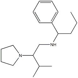 [3-methyl-2-(pyrrolidin-1-yl)butyl](1-phenylbutyl)amine Struktur