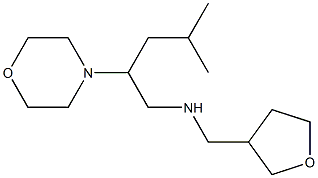 [4-methyl-2-(morpholin-4-yl)pentyl](oxolan-3-ylmethyl)amine Struktur