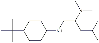 {1-[(4-tert-butylcyclohexyl)amino]-4-methylpentan-2-yl}dimethylamine Struktur