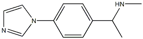 {1-[4-(1H-imidazol-1-yl)phenyl]ethyl}(methyl)amine Struktur