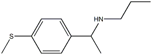 {1-[4-(methylsulfanyl)phenyl]ethyl}(propyl)amine Struktur