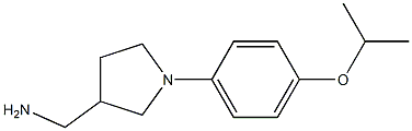 {1-[4-(propan-2-yloxy)phenyl]pyrrolidin-3-yl}methanamine Struktur