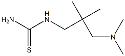 {2-[(dimethylamino)methyl]-2-methylpropyl}thiourea Struktur